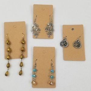 Dangle Earrings💥4 Pair